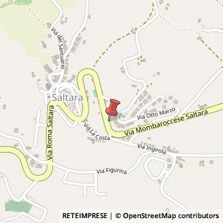 Mappa Via Mombaroccese, 34, 61030 Saltara, Pesaro e Urbino (Marche)