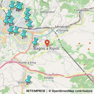 Mappa Via Fratelli Orsi, 50012 Bagno A Ripoli FI, Italia (3.62933)