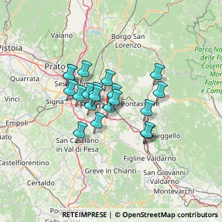 Mappa Via Fratelli Orsi, 50012 Bagno A Ripoli FI, Italia (10.309)