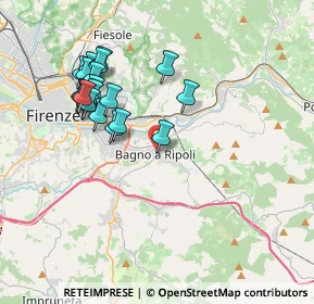 Mappa Via Fratelli Orsi, 50012 Bagno A Ripoli FI, Italia (3.793)