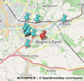 Mappa Via Enrico Bocci, 50012 Bagno A Ripoli FI, Italia (1.605)