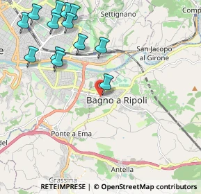 Mappa Via Enrico Bocci, 50012 Bagno A Ripoli FI, Italia (2.66538)