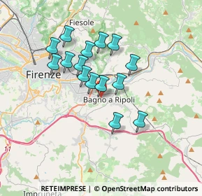 Mappa Via Enrico Bocci, 50012 Bagno A Ripoli FI, Italia (2.95)