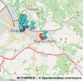 Mappa Via Enrico Bocci, 50012 Bagno A Ripoli FI, Italia (4.24)