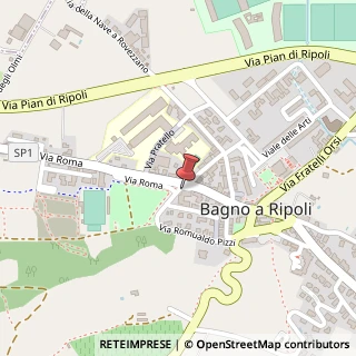 Mappa Via Roma, 84, 50012 Bagno a Ripoli, Firenze (Toscana)