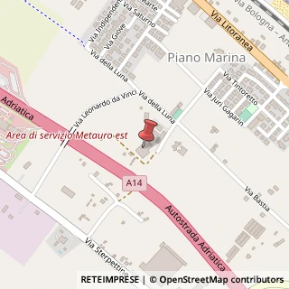 Mappa Via Perugino, 20, 61037 Mondolfo, Pesaro e Urbino (Marche)