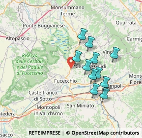 Mappa Via del Turricchio, 50054 Fucecchio FI, Italia (6.23636)