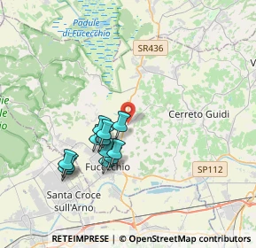 Mappa Via del Turricchio, 50054 Fucecchio FI, Italia (3.30083)