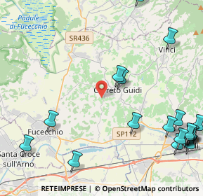 Mappa 50050 Cerreto Guidi FI, Italia (6.4505)