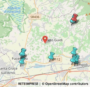 Mappa 50050 Cerreto Guidi FI, Italia (5.57833)