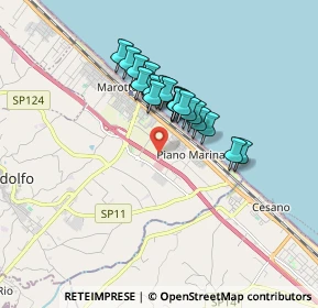 Mappa A14 Metauro Est, 61037 Marotta PU, Italia (1.262)