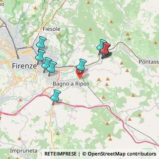 Mappa 50012 Rimaggio FI, Italia (3.61091)
