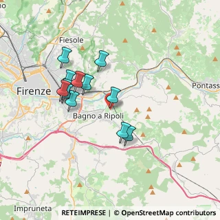 Mappa 50012 Rimaggio FI, Italia (3.2525)