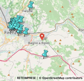 Mappa Via di Quarto, 50012 Bagno a Ripoli FI, Italia (5.61211)