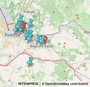 Mappa Via di Quarto, 50012 Bagno a Ripoli FI, Italia (3.91917)