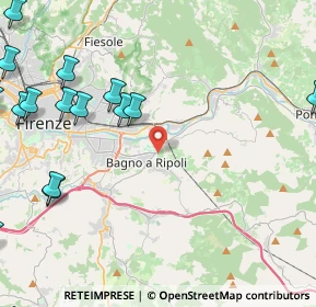 Mappa Via di Quarto, 50012 Bagno a Ripoli FI, Italia (6.48313)