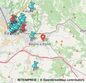 Mappa Via di Quarto, 50012 Bagno a Ripoli FI, Italia (5.6645)