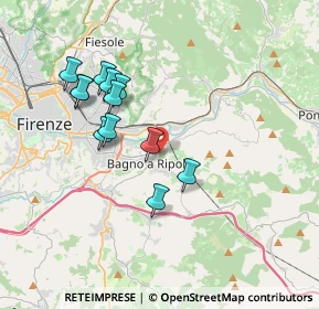 Mappa Via di Quarto, 50012 Bagno a Ripoli FI, Italia (3.485)