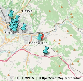 Mappa Via di Quarto, 50012 Bagno a Ripoli FI, Italia (5.16733)