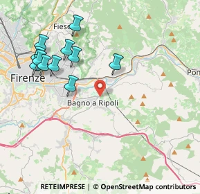 Mappa Via di Quarto, 50012 Bagno a Ripoli FI, Italia (4.45727)