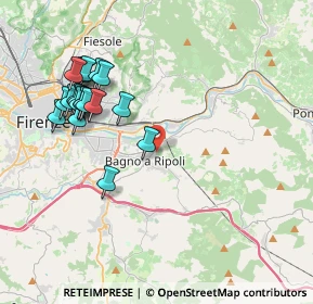 Mappa Via di Quarto, 50012 Bagno a Ripoli FI, Italia (4.2945)