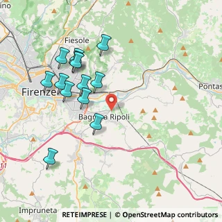 Mappa Via di Quarto, 50012 Bagno a Ripoli FI, Italia (4.06462)