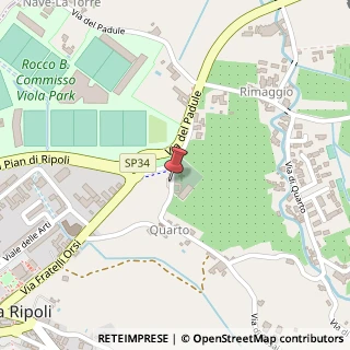 Mappa Via di Quarto, 7, 50012 Bagno a Ripoli, Firenze (Toscana)
