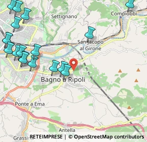 Mappa Via di Quarto, 50012 Bagno a Ripoli FI, Italia (2.96944)