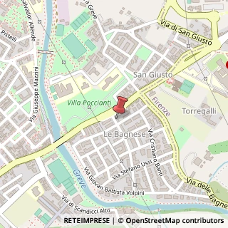Mappa Via Giovanni Fattori, 13, 50018 Scandicci, Firenze (Toscana)