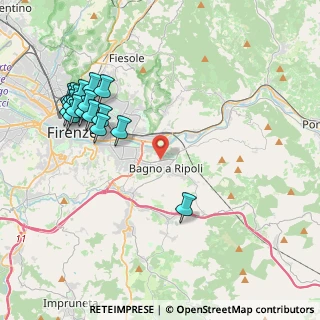 Mappa Via Pian di Ripoli angolo, 50012 Bagno A Ripoli FI, Italia (4.82056)
