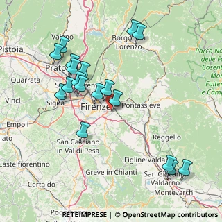 Mappa Via della Nave A Rovezzano, 50012 Bagno A Ripoli FI, Italia (17.08722)