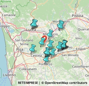 Mappa Via del Serezza Vecchio - Loc, 55012 Capannori LU, Italia (11.4735)