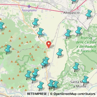 Mappa Via del Serezza Vecchio - Loc, 55012 Capannori LU, Italia (6.3965)