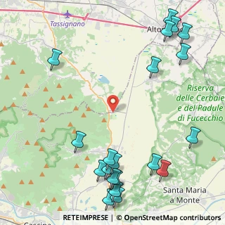 Mappa Via del Serezza Vecchio - Loc, 55012 Capannori LU, Italia (6.204)