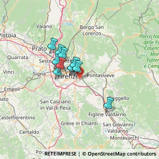 Mappa Via Pian di Ripoli, 50012 Bagno A Ripoli FI, Italia (9.90636)