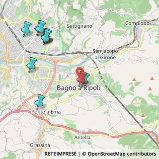 Mappa Via Pian di Ripoli, 50012 Bagno A Ripoli FI, Italia (2.58091)