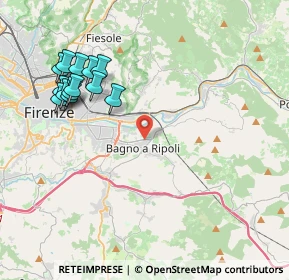 Mappa Via Pian di Ripoli, 50012 Bagno A Ripoli FI, Italia (4.58846)