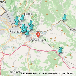 Mappa Via Pian di Ripoli, 50012 Bagno A Ripoli FI, Italia (4.5125)