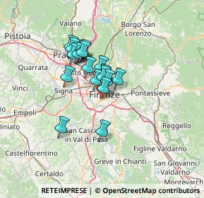 Mappa Via B. da Foiano, 50125 Firenze FI, Italia (9.792)