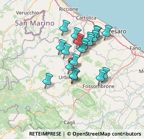 Mappa Via Pasquale Mazzacchera, 61029 Urbino PU, Italia (10.5255)