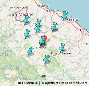 Mappa Via Pasquale Mazzacchera, 61029 Urbino PU, Italia (11.48923)