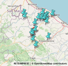 Mappa Via Pasquale Mazzacchera, 61029 Urbino PU, Italia (12.10053)