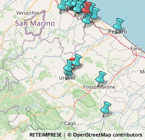 Mappa Via Pasquale Mazzacchera, 61029 Urbino PU, Italia (20.8405)