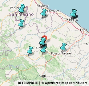 Mappa Via Pasquale Mazzacchera, 61029 Urbino PU, Italia (17.558)