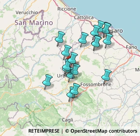 Mappa Via Pasquale Mazzacchera, 61029 Urbino PU, Italia (12.06895)