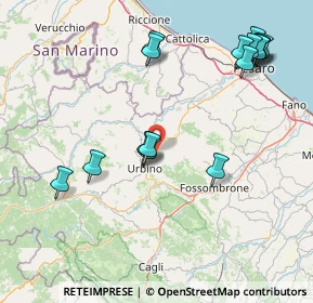 Mappa Via Pasquale Mazzacchera, 61029 Urbino PU, Italia (18.74)