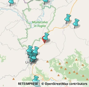 Mappa Via Pasquale Mazzacchera, 61029 Urbino PU, Italia (5.54875)