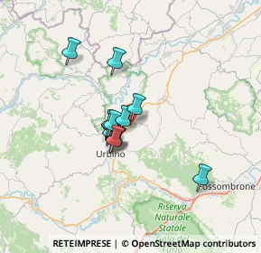 Mappa Via Pasquale Mazzacchera, 61029 Urbino PU, Italia (4.73)