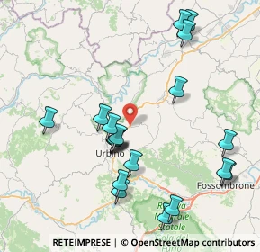 Mappa Via Pasquale Mazzacchera, 61029 Urbino PU, Italia (8.586)