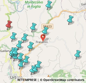 Mappa Via Pasquale Mazzacchera, 61029 Urbino PU, Italia (2.738)